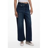 Desigual - Gecombineerde Flare Jeans - Effen - Cropped Flare - Regular Waist