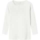 NAME IT MINI longsleeve rib gebreid wit