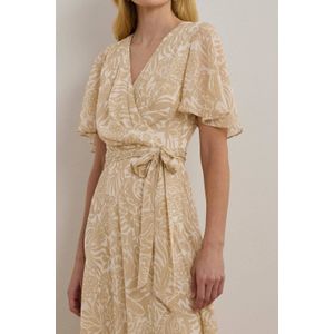 Lauren Ralph Lauren wikkel-/overslagjurk beige