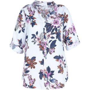 Paprika blouse met all over print blanc