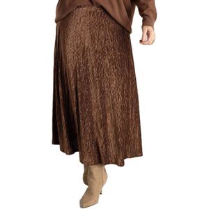 Yest Curve A-lijn rok brons