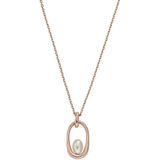 Skagen ketting SKJ1749791 Agnethe roségoudkleurig