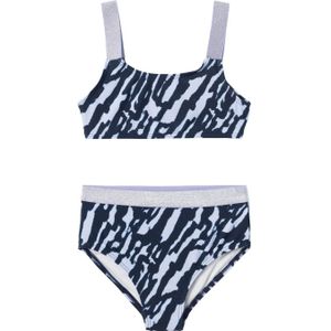 NAME IT KIDS crop bikini NKFZERIA blauw