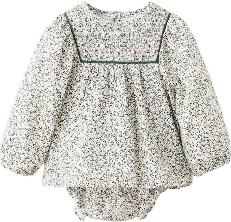 Mango Kids jurkje + bloomer groen