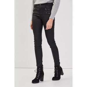 Cache Cache coated high waist skinny jeans zwart