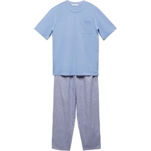 Mango Man pyjama lichtblauw
