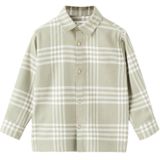 Mango Kids - Geruit Overhemd - Groen - Lange Mouwen