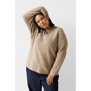 Zizzi gebreide trui bruin