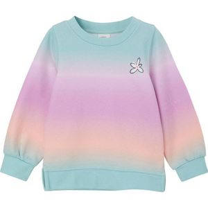 s.Oliver dip-dye sweater lila/blauw/zalm