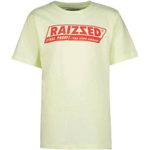 Raizzed T-shirt Hamilton met logo zacht limegroen