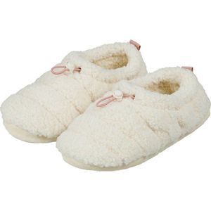 Apollo teddy pantoffels ecru