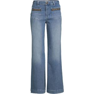 Mos Mosh wide leg jeans MMColette medium blue denim