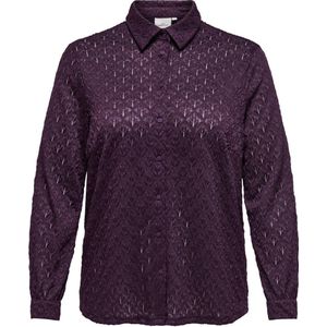 ONLY CARMAKOMA blouse donkerrood