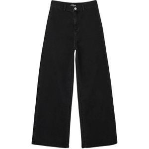 s.Oliver high waist wide leg jeans black denim