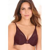 s.Oliver - RED LABEL Beachwear - Push-up-bh - Cassis - Met Versteviging en Beugel