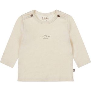 Dirkje baby longsleeve met tekst offwhite