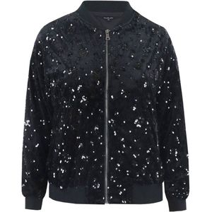 Exxcellent - Colette - Bomberjack - Zwart - Met Pailletten