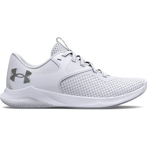 Under Armour Charged Aurora 2 fitness schoenen wit/metallic zilver