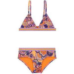 Shiwi triangel bikini Luna oranje/paars