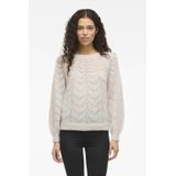 VILA - VITULI - Trui - Natuurwit - Gerecycled Materiaal