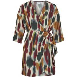 VILA wikkeljurk VIRANO met all over print multi