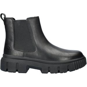 Timberland Greyfield Chunky Leren Chelsea Boots Zwart