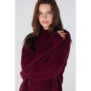 JANSEN Amsterdam gebreide trui donkerrood