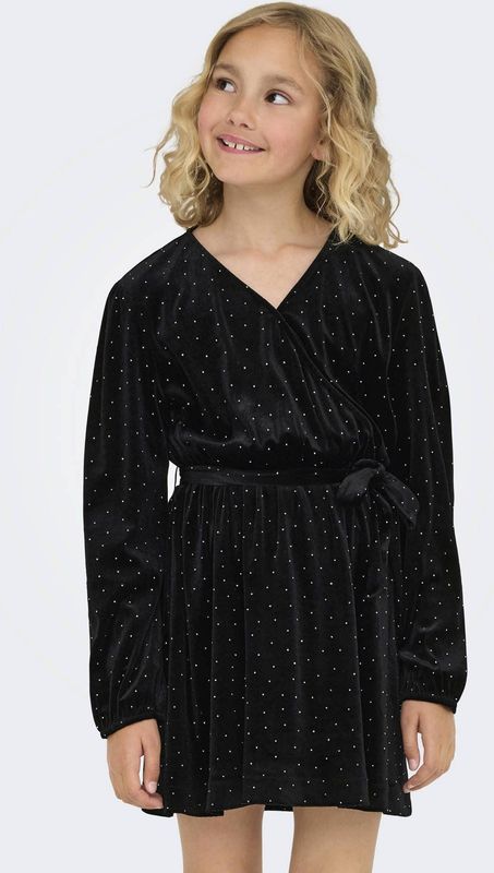 ONLY - KOGVella - Jurk - Zwart - Fluweel/Nicky Velours