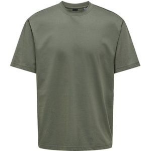 ONLY & SONS oversized T-shirt ONSFRED castor gray