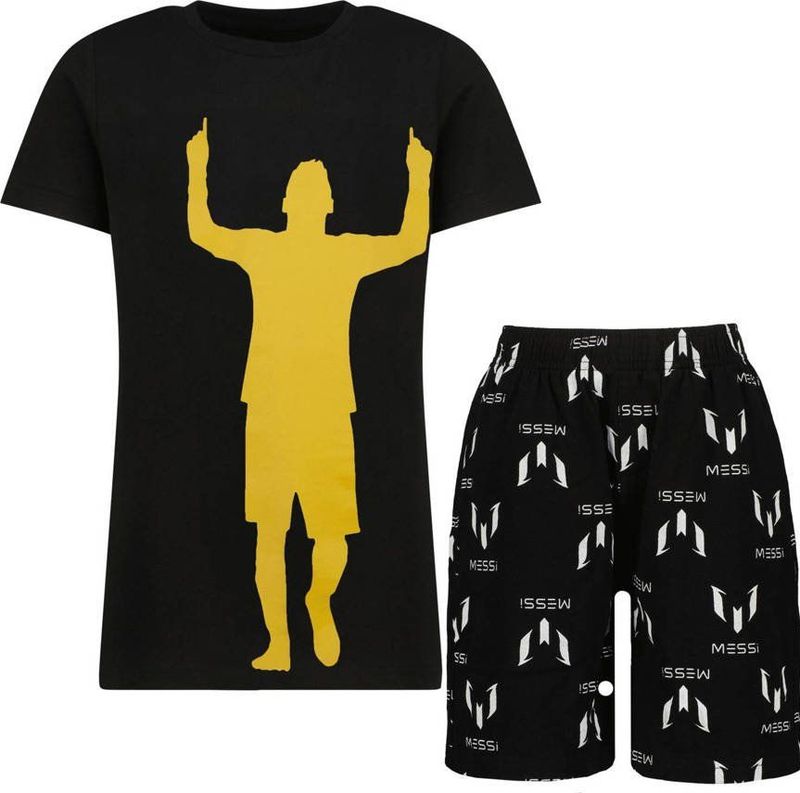 Messi shortama zwart/wit