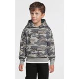 Anytime - Hoodie - Grijs - Camo Print