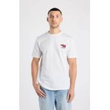 America Today regular T-shirt met backprint donkerblauw