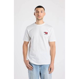 America Today regular T-shirt met backprint donkerblauw