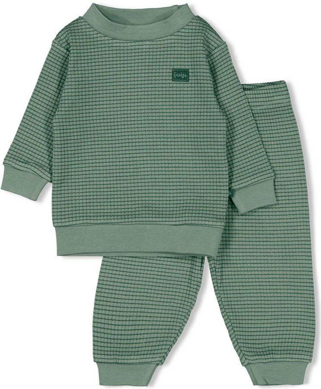Feetje - Family Limited Edition - Wafelpyjama - Zeegroen