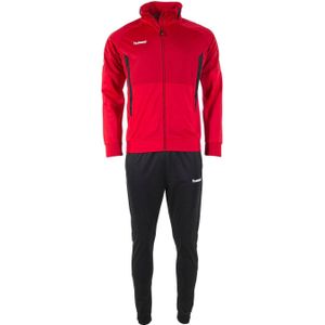 hummel Senior trainingspak rood/zwart