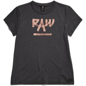 G-Star RAW T-shirt van biologisch katoen grijs