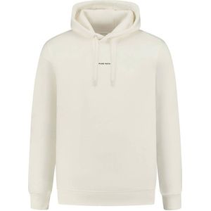 Pure Path hoodie met backprint off white