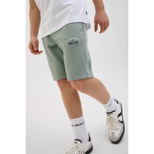 JACK & JONES JUNIOR sweatshort JPSTLOGO met logo zachtgroen