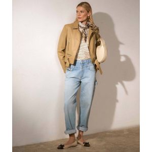 Josh V - Della - Ballerina - Black Ecru - Vegan Leer