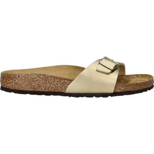 Birkenstock Madrid Gold slippers goud