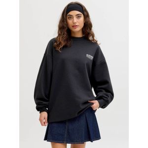 JJXX sweater met backprint antraciet