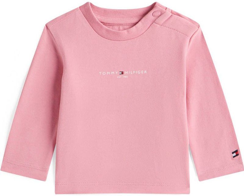 Tommy Hilfiger - Longsleeve - Katoen - Met Logo Print