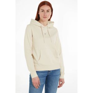 Tommy Jeans hoodie met logo ecru