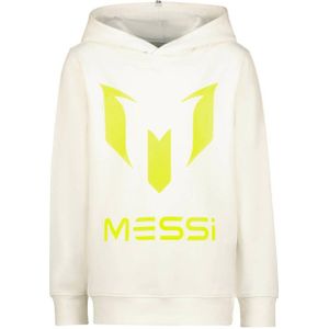 Vingino x Messi hoodie met logo wit/geel