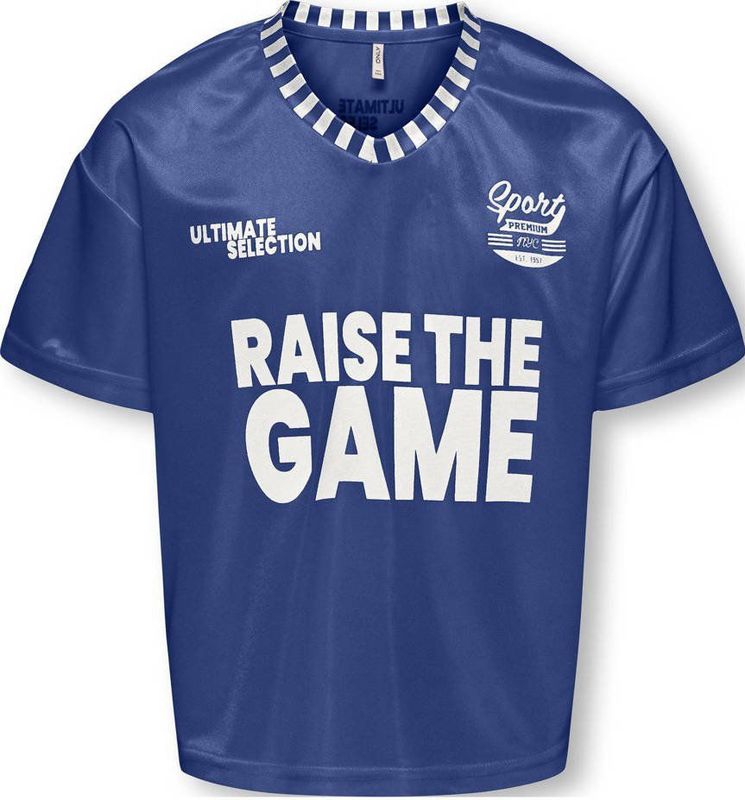 KIDS ONLY GIRL - T-shirt - V-hals - Korte Mouwen - 100% Polyester