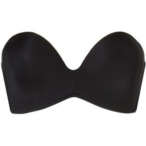 Wonderbra voorgevormde strapless push-up bh Ultimate Strapless Bra zwart