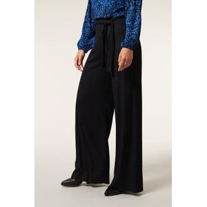 Miss Etam Lang high waist tall wide leg pantalon Danny zwart 36 inch