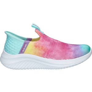 Skechers Pastel Clouds slip-on sneakers roze/blauw/geel