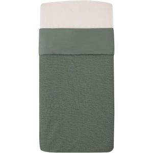 Witlof for kids Tuck-Inn all season ledikantdeken Forest Green waves