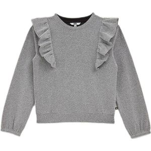 WE Fashion gemêleerde sweater zilver